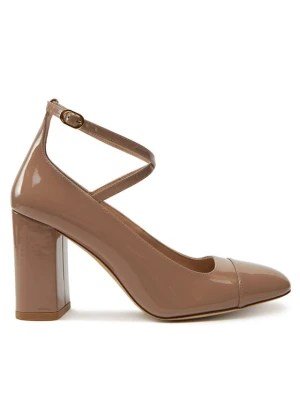 Czółenka Stuart Weitzman Eden Strap 85 SK086 Beżowy
