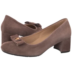 Czółenka Szarobrązowe A5NP7__ _4FV (RY1276-a) Ryłko