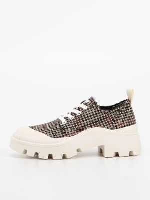 Czółenka sznurowane Tory Burch biały