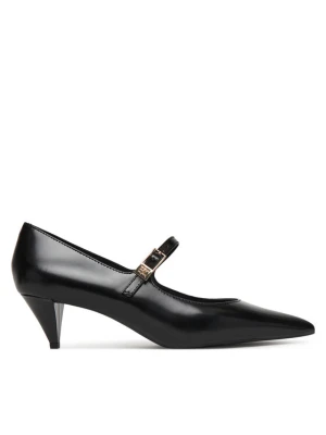 Czółenka Tommy Hilfiger Low Pump Abrasivato FW0FW09321 Czarny