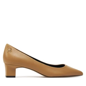 Czółenka Tommy Hilfiger Th Mid Heel Pump FW0FW08204 Khaki