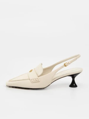 Czółenka Tory Burch biały