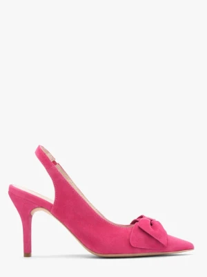 Czółenka typu slingback w kolorze fuksji Ryłko