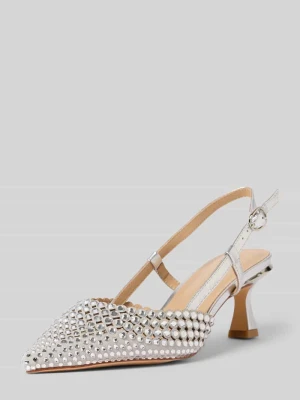 czółenka z obszyciem ozdobnymi kamieniami Alma en Pena