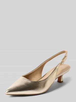 Czółenka z odkrytą piętą marco tozzi