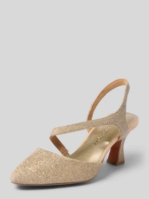 Czółenka z paseczkami marco tozzi