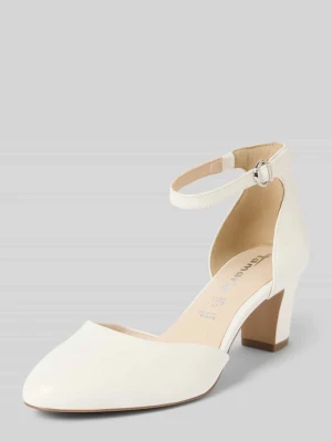 Czółenka z paskiem na kostce tamaris