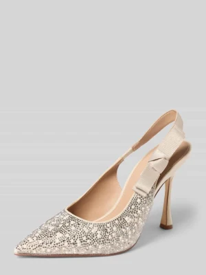 Czółenka z paskiem z tyłu z obszyciem z kamieni stras model 'Brylie' Steve Madden