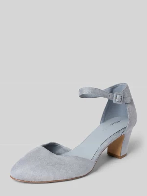 Czółenka z zamszowym wykończeniem tamaris