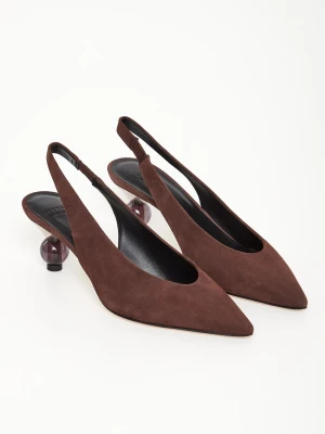 Czółenka zamszowe Pasticcino Orma WEEKEND MAX MARA