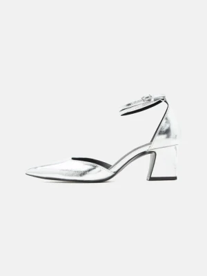 Czółenka Zign By Zalando srebrny