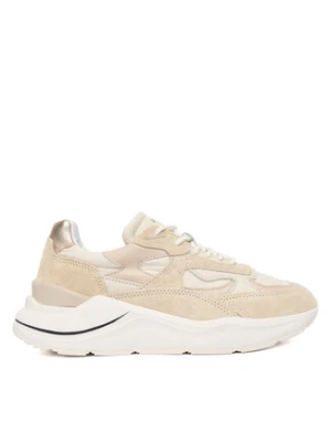 D.A.T.E. Sneakersy Fuga Shiny W431-FG-SH Beżowy