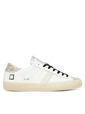 D.A.T.E. Sneakersy Hill Low Shiny W431-HL-SH Biały