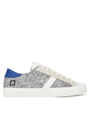 D.A.T.E. Sneakersy Hill Low W421-HL-GL Srebrny