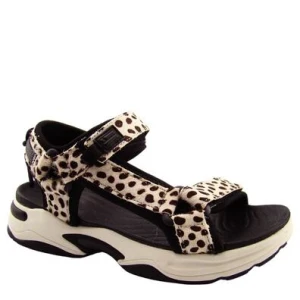 D.Franklin DFSH406002 damskie sandały skórzane sportowe beż