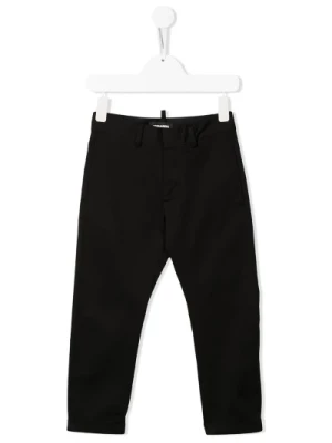 D2Kids Spodnie Slim Fit z Wełny Dsquared2