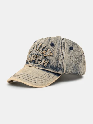 Daily Paper czapka z daszkiem jeansowa Dias Arch Stack Denim Cap