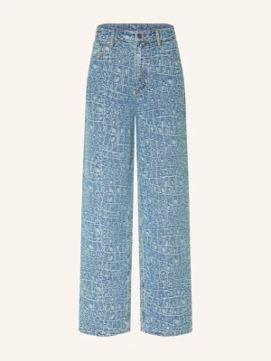 Daily Paper Jeansy Croc O Luźnym Kroju blau niebieski