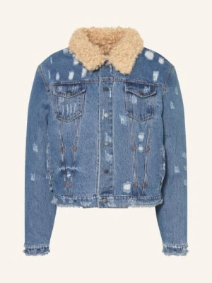 Daily Paper Kurtka Jeansowa Dwustronna blau