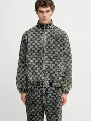 Daily Paper kurtka Velvet Track Jacket kolor niebieski przejściowa 2521142