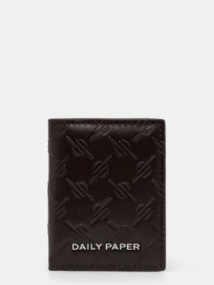 Daily Paper portfel Kidis Monogram Wallet kolor brązowy 2421121