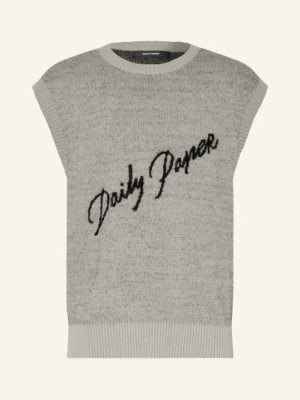 Daily Paper Sweter Bez Rękawów grau