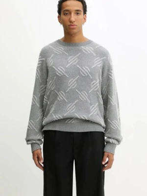Daily Paper sweter Tevin Monogram Knit męski kolor szary lekki 2521120