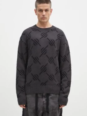 Daily Paper sweter Tevin Monogram Knit Sweater męski kolor czarny  2421104