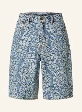 Daily Paper Szorty Jeansowe Relaxed Fit blau