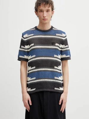 Daily Paper t-shirt męski ażurowy kente stripe