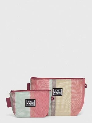 Dakine kosmetyczka MESH POUCH SET 2-pack kolor różowy 10004085