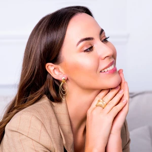 Dall'Acqua kolczyki ze złota Filipowicz