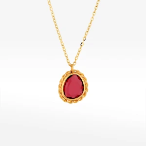 Dall'acqua naszyjnik ze złota 42-45cm z kwarcem Filipowicz