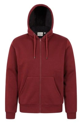 Dalton męska podszywana bluza z kapturem Borg - Orange Mountain Warehouse