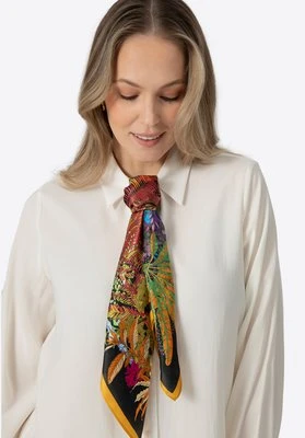 Damska apaszka jedwabna we wzory multikolor Wittchen