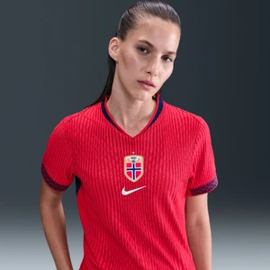 Damska autentyczna koszulka piłkarska Nike Dri-FIT ADV Norwegia Match 2025 (drużyna kobiet) (wersja domowa) - Czerwony
