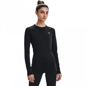 Zdjęcie produktu Damska bielizna treningowa termoaktywna (góra) Under Armour UA CG Authentics Crew - czarna