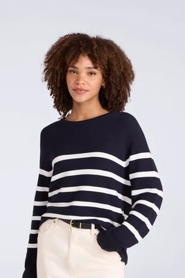 Damska bluza bawełniana - Navy Animal