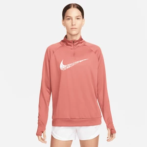 Damska bluza do biegania Nike Dri-FIT Swoosh Run - Czerwony