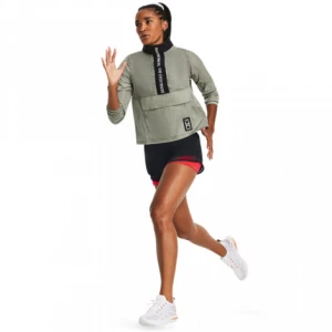 Damska bluza do biegania Under Armour UA Run Everywhere Layer - oliwkowa