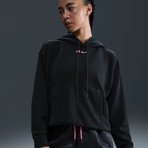 Zdjęcie produktu Damska bluza do koszykówki z kapturem o skróconym kroju oversize A'ja Wilson - Czerń Nike