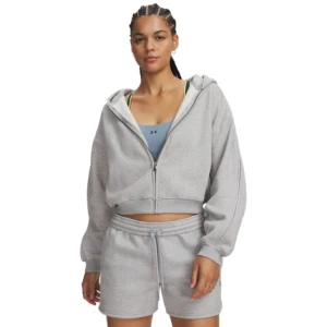 Damska bluza dresowa rozpinana z kapturem Under Armour UA Icom Sama Fleece FZ - szara