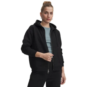 Damska bluza dresowa rozpinana z kapturem Under Armour UA Icon HWT Terry FZ - czarna