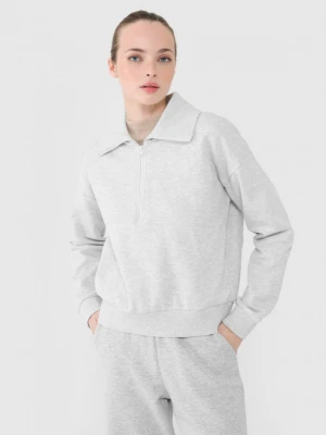 Damska bluza nierozpinana bez kaptura Outhorn OTHWAW24TSWSF1880 - szara