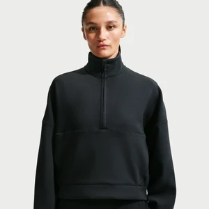 Damska bluza oversize z zamkiem 1/2 Dri-FIT Nike 24.7 ImpossiblySoft - Czerń