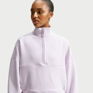 Damska bluza oversize z zamkiem 1 / 2 Dri-FIT Nike 24.7 ImpossiblySoft - Fiolet