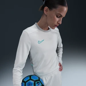 Zdjęcie produktu Damska bluza piłkarska z długim rękawem i półokrągłym dekoltem Dri-FIT Nike Academy - Szary