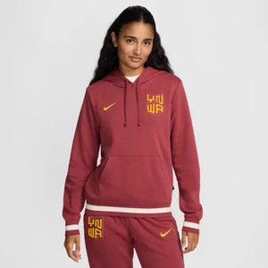 Damska bluza piłkarska z kapturem Nike Liverpool F.C. Club Fleece - Czerwony