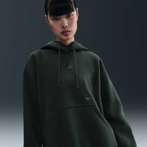 Damska bluza piłkarska z kapturem o kroju oversize Nike Chelsea F.C. Phoenix Fleece - Zieleń