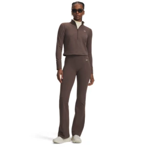Damska bluza treningowa bez kaptura Under Armour Motion 1 / 2 Zip - brązowa